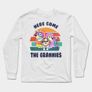 Bluey Here Come The Grannies! Long Sleeve T-Shirt